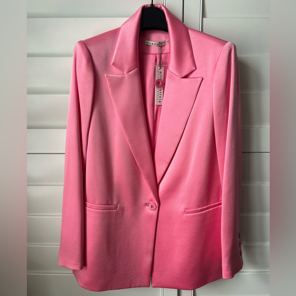 Stradivarius Vibrant Pink Blazer